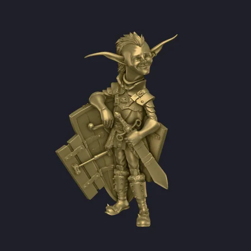 Picket Defender Miniature – Too Many Bones Compatible Hero