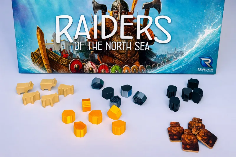 RAIDERS OF THE NORTH SEA upgrade pieces