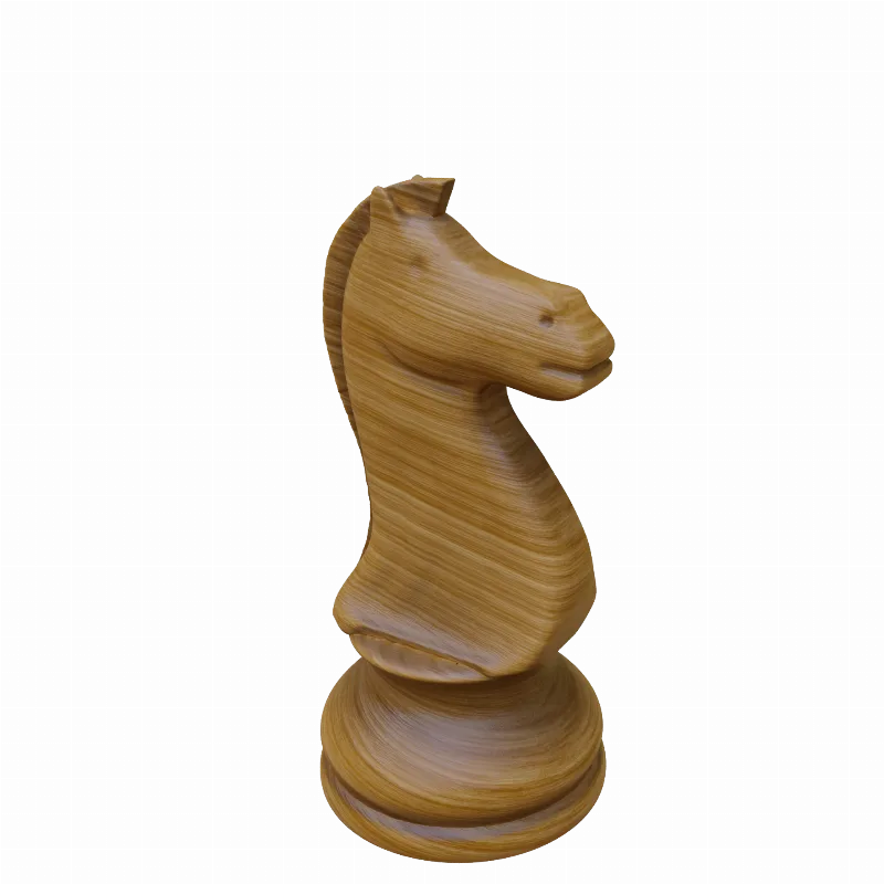 Knight Chess Piece detailed