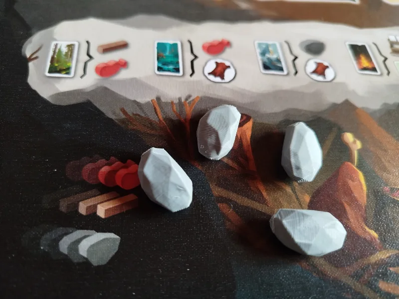 Tokens Deluxe Paleo - Rock / Stone