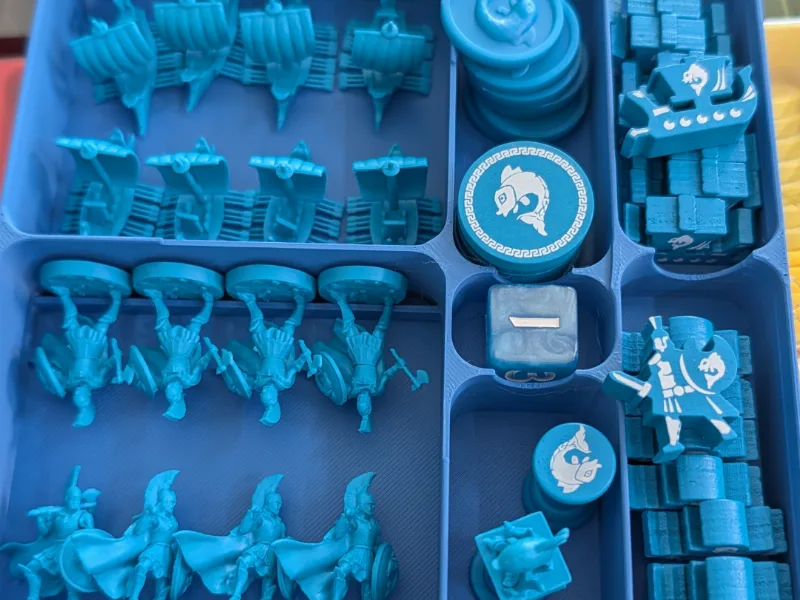 Cyclades Legendary Edition Minis + Meeples Tray