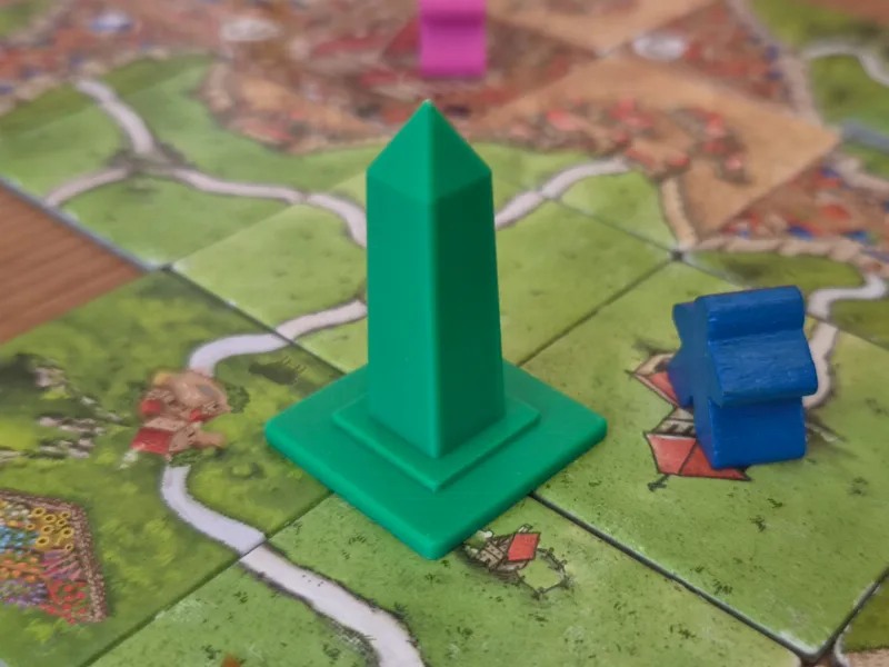 Obelisk for Carcassonne Unofficial Expansion