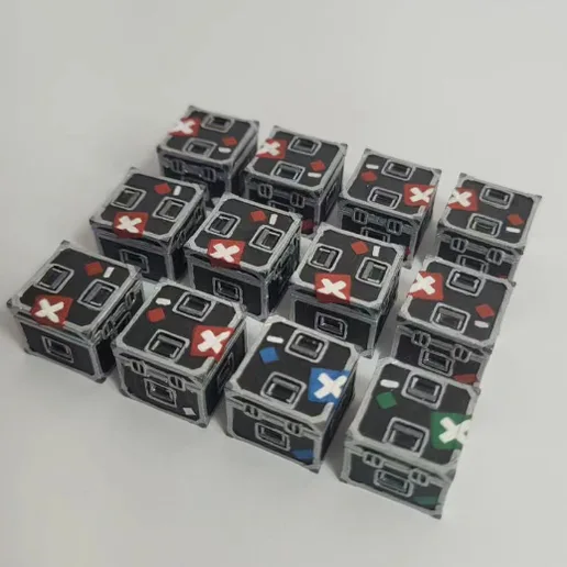 Objective Tokens - Zombicide - Modern Board Game - (Pre-Supported)