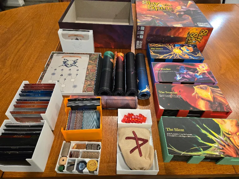 (Version 2) Storage for Slay the Spire Standard Edition + Playmats & Coin pouch