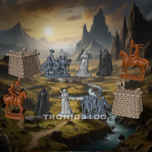 Legends of Andor NPC's: Miniature Pack for Tabletop games