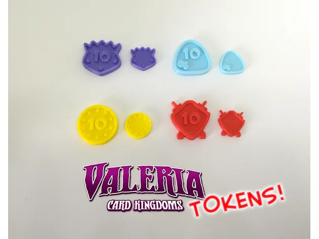 Valeria Card Kingdoms Upgrade Tokens (Boardgame)