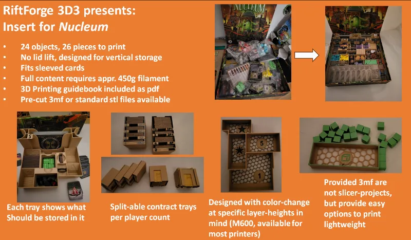 Nucleum insert