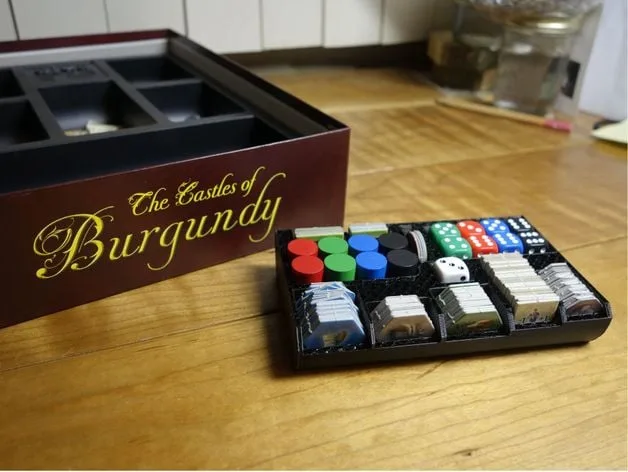 Castles of Burgundy Tile Tray