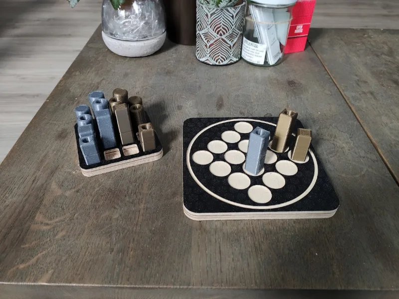 Wood Quarto Game (CNC Board)