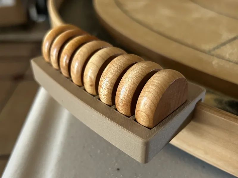 Crokinole Button Holder 