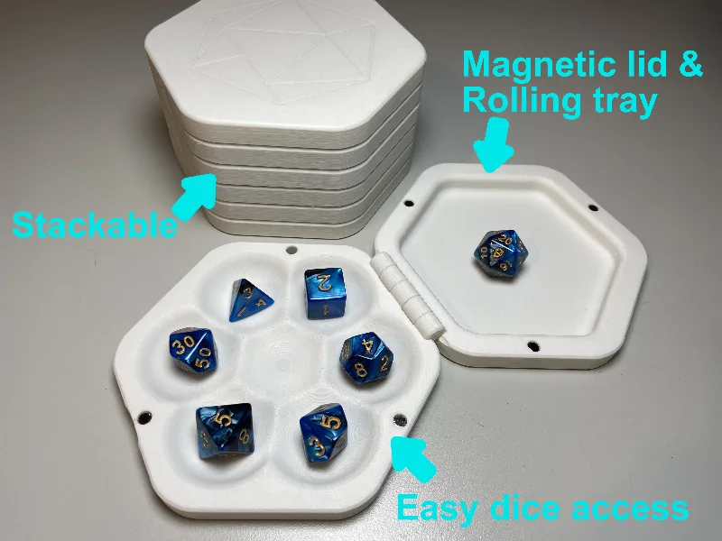 Dune dice storage box