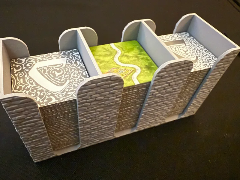 Carcassonne card/tile holder