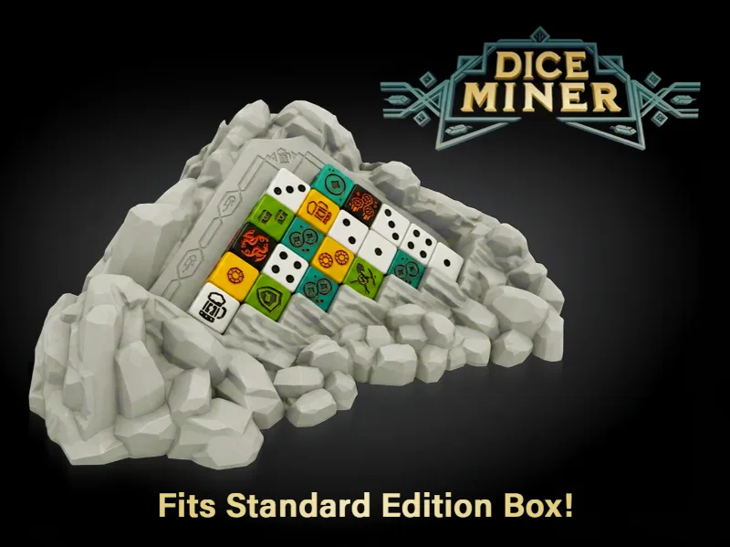 Dice Miner Mountain (Fits standard edition box)