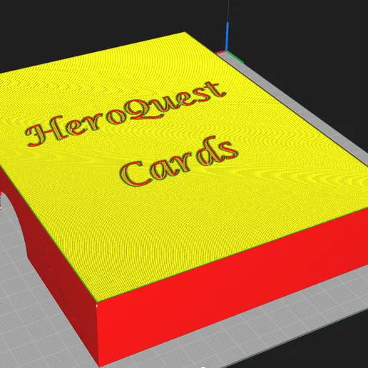 Cardbox Heroquest or other Cards (91x66mm)