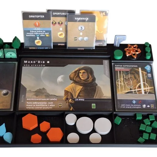 Dune Imperium Uprising Player Board (3D Printable STL Files)