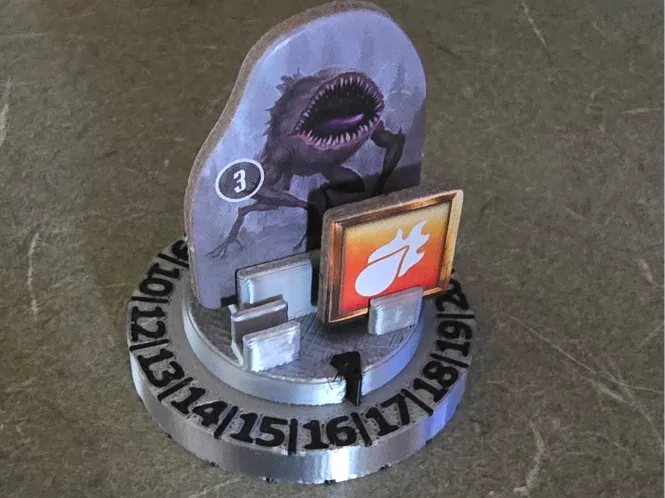 Magnetic Frosthaven/Gloomhaven life/monster holder