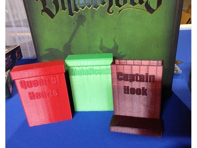 Deck Boxes for Villainous Board Game