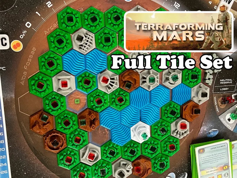 Terraforming Mars Full 3D Tile Set