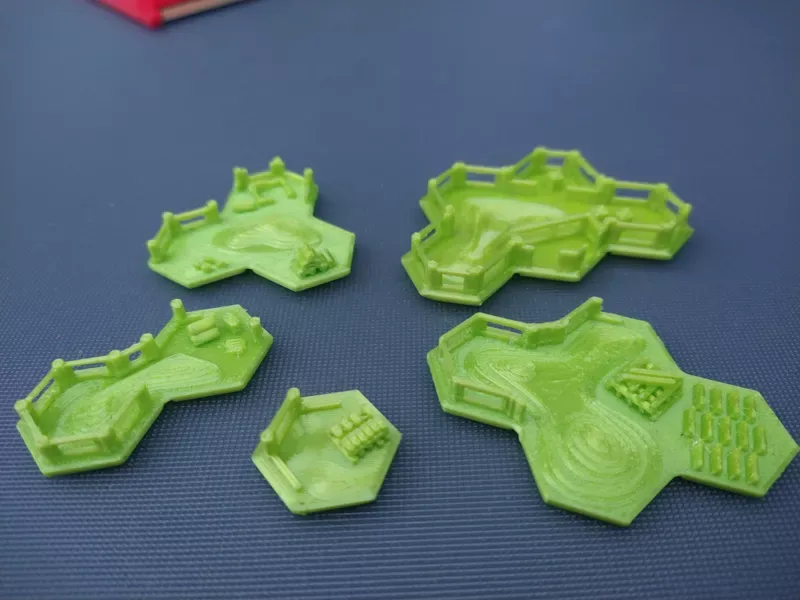 Ark Nova 5-tile enclosures