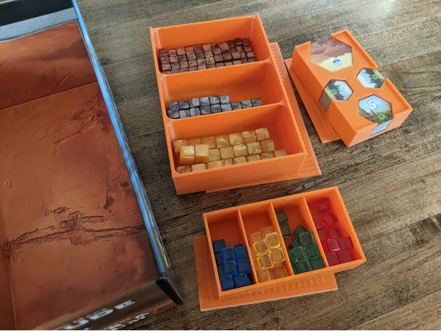 Terraforming Mars: Ares Expedition Token Boxes