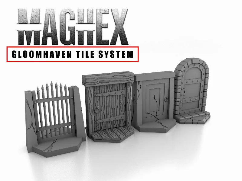 MagHex Doors for Gloomhaven [RE-UPLOAD]