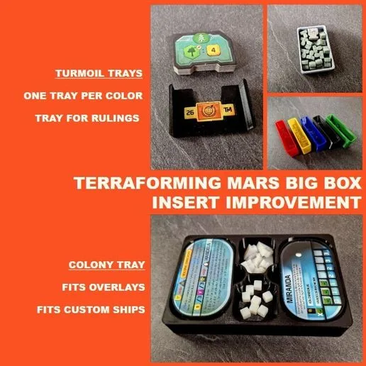 TERRAFORMING MARS BIG BOX Insert Improvement (INSERT, ORGANIZER, INLAY)