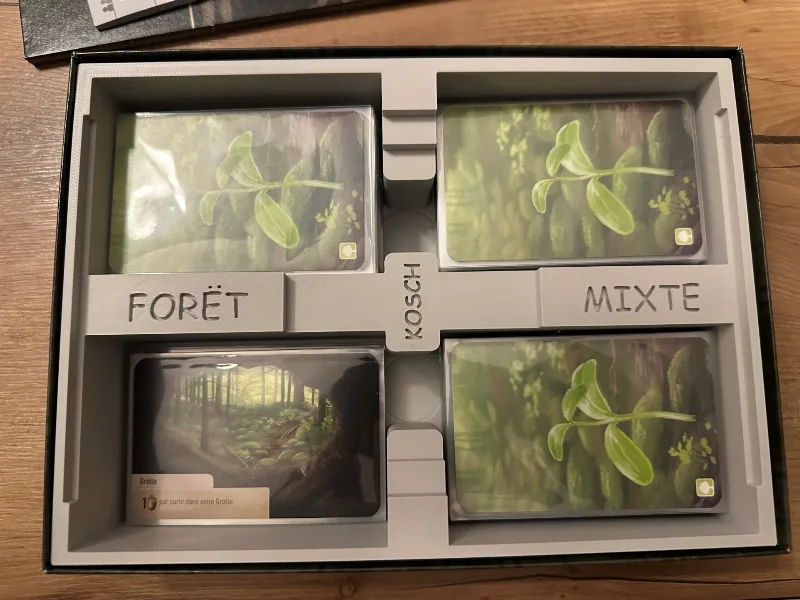Insert pour jeu Forêt Mixte (forest shuffle)