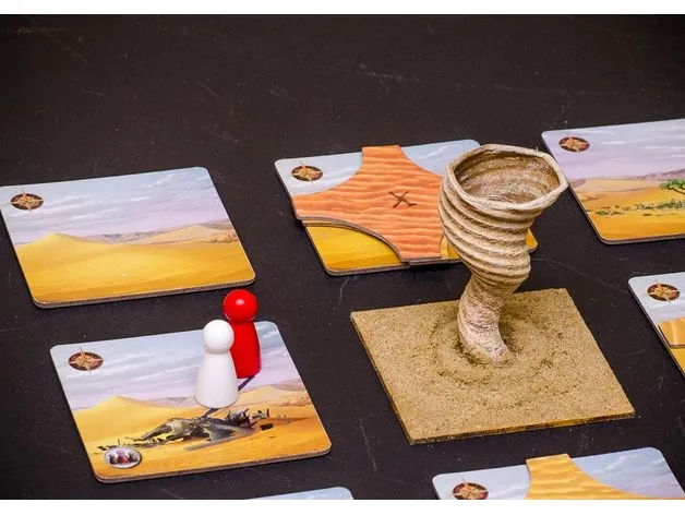 Storm Tile for "Forbidden Desert" Board Game