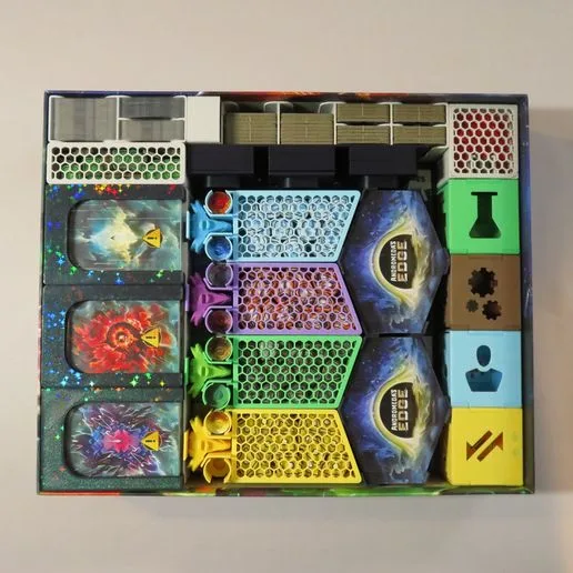 Andromeda's Edge +  Escalation + Exotic Matter Board Game Insert