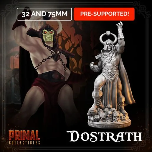 Dark sorcerer - Dostrath (HeroQuest | Dungeons&Dragons)