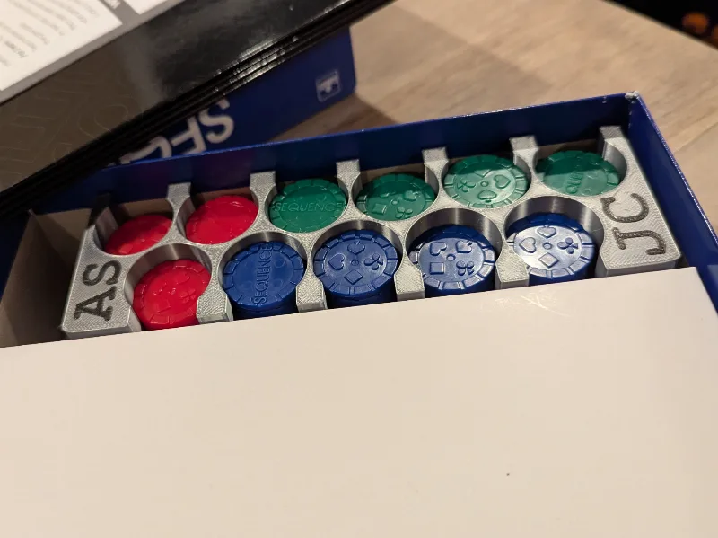 Sequence Chips Stacks - Fits in the box.