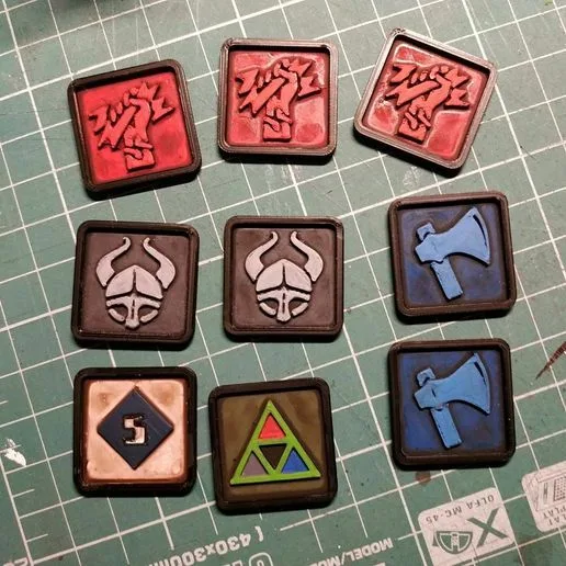 Blood Rage pillage tokens