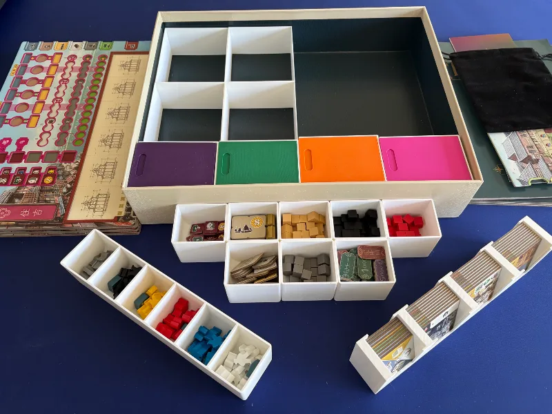 Nippon Zaibatsu Board Game Insert
