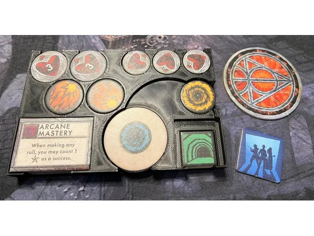 Cthulhu Death May Die Fear the Unknown Token Organizer