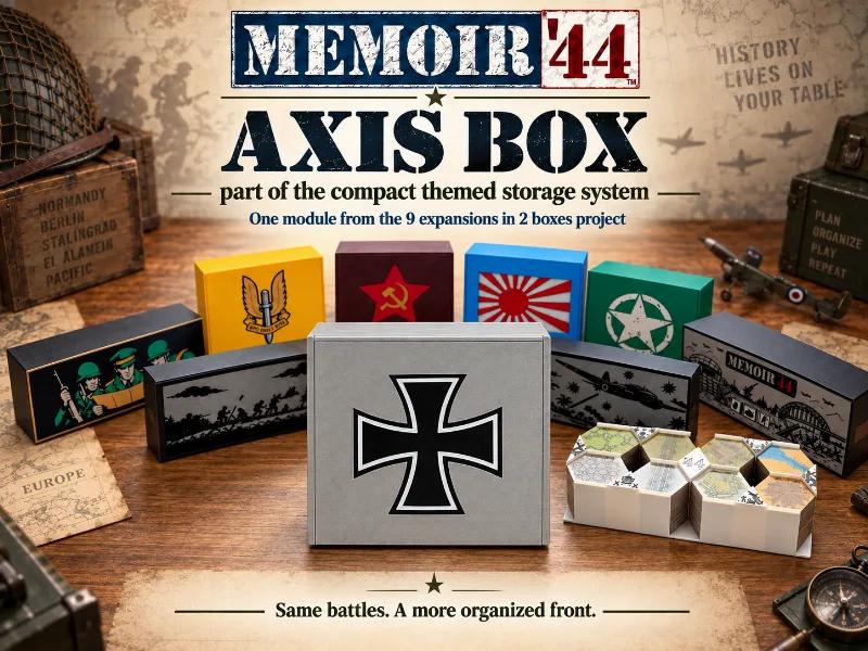 Memoir '44 Compact Storage System - Axis WWI
