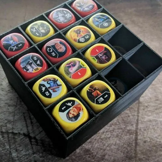 Star Wars Destiny Dice tray 4x4