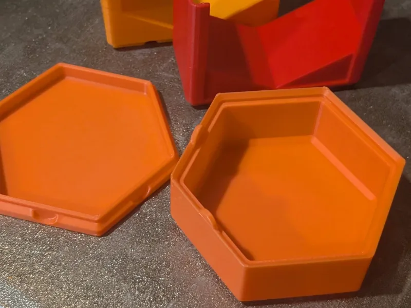 Catan player pieces box for Gridfinity holder