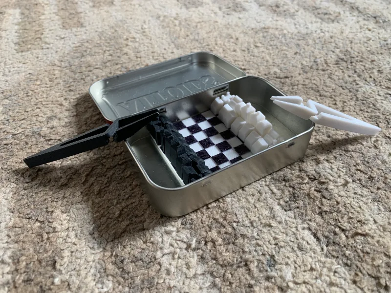 Altoid chess set