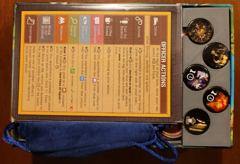 Tiny Epic Crimes Deluxe & Kingpins: sleeved cards inserts