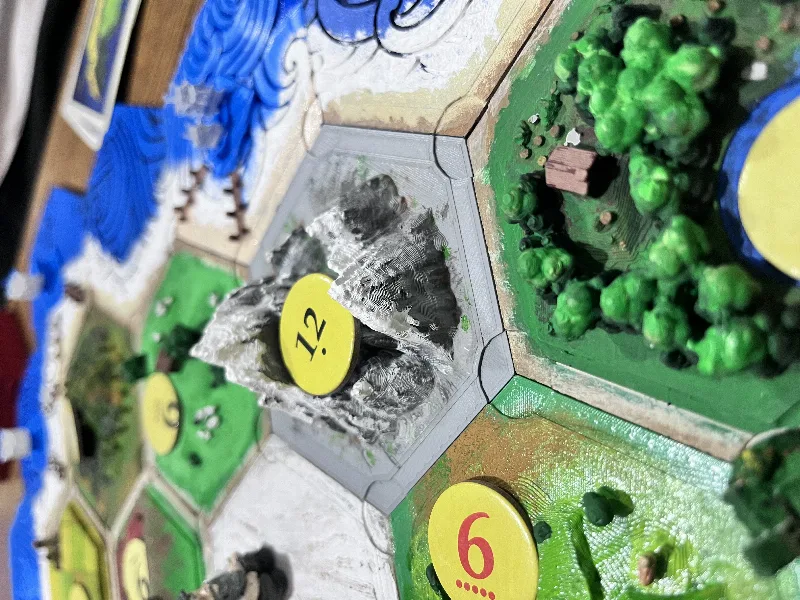 Catan Ore Tile "Grand Teton" (Magnetic)