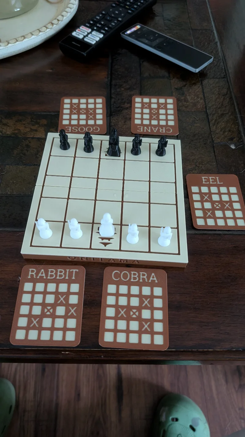 Onitama Portable Game - Ultimate Remix with Way of the Wind