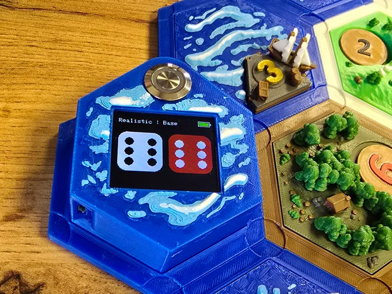 CATAN Digital Dice – ESP32 Dice Tower
