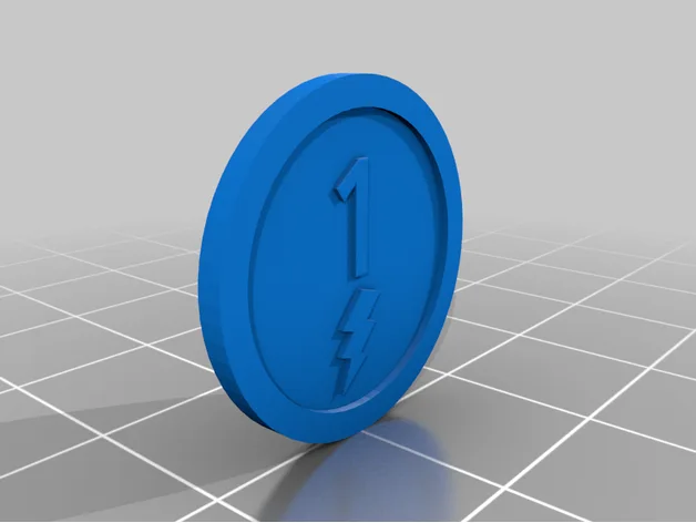 Coin tokens for Power Grid
