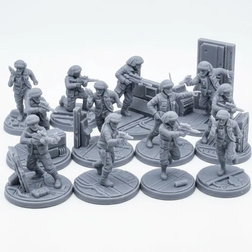 Fleet Troopers Squad 12 Units - 32mm Star Wars Legion Scale
