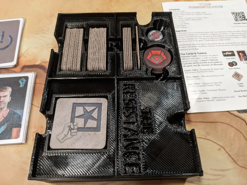 The Resistance insert/organizer - sleeved cards
