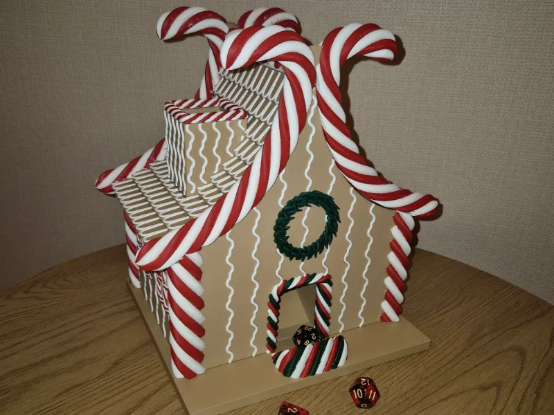 Gingerbread house Dice tower