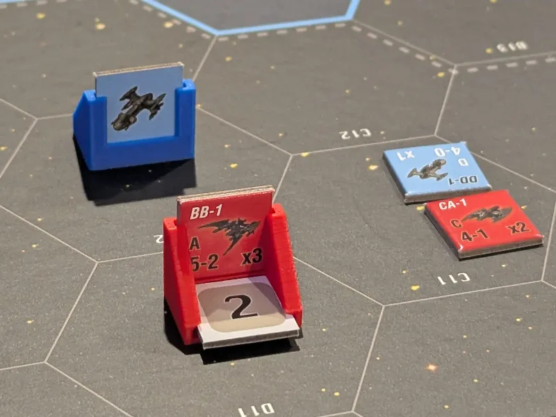 Space Empires 4X vertical token holder