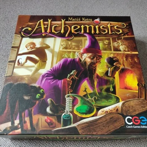 Alchemists & King's Golem Expansion Boardgame Insert