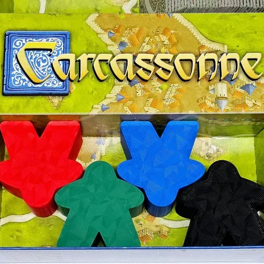 Meeple-shaped box | Compatible with Carcassonne
