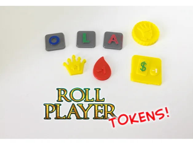 Roll Player Upgrade Tokens (Boardgame)